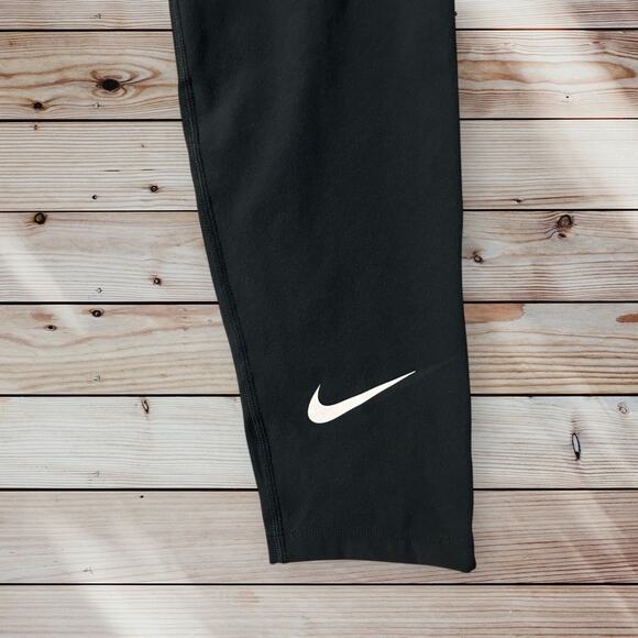 New Nike Pro Dri FIT Compression Pants Black Athletic Boys Extra Large - Picture 6 of 11